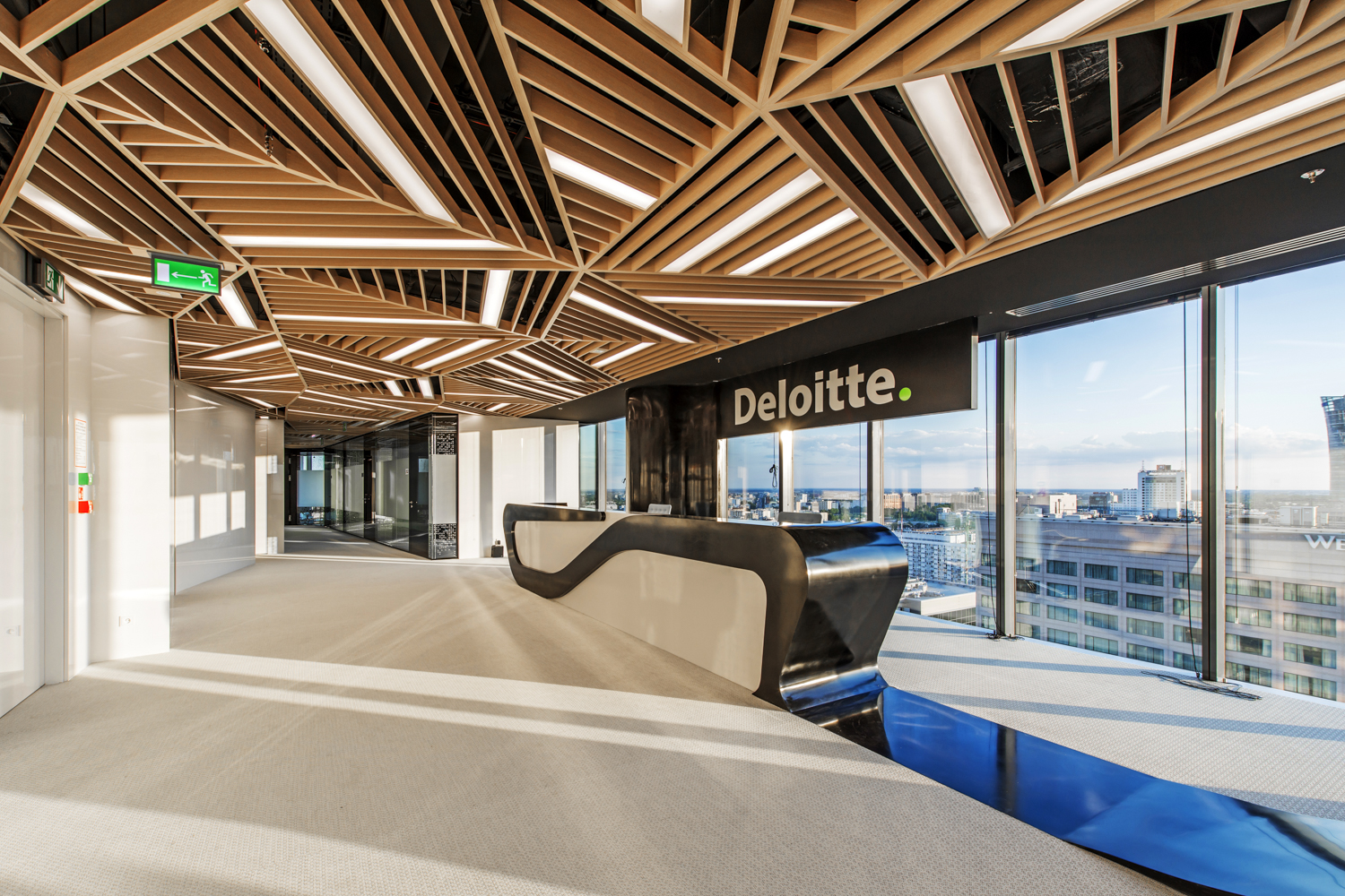  Modern and creative Deloitte office - new way of thinking about the way company works